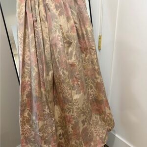 RARE Vintage Chanel Floral Patterned Women's Skirt